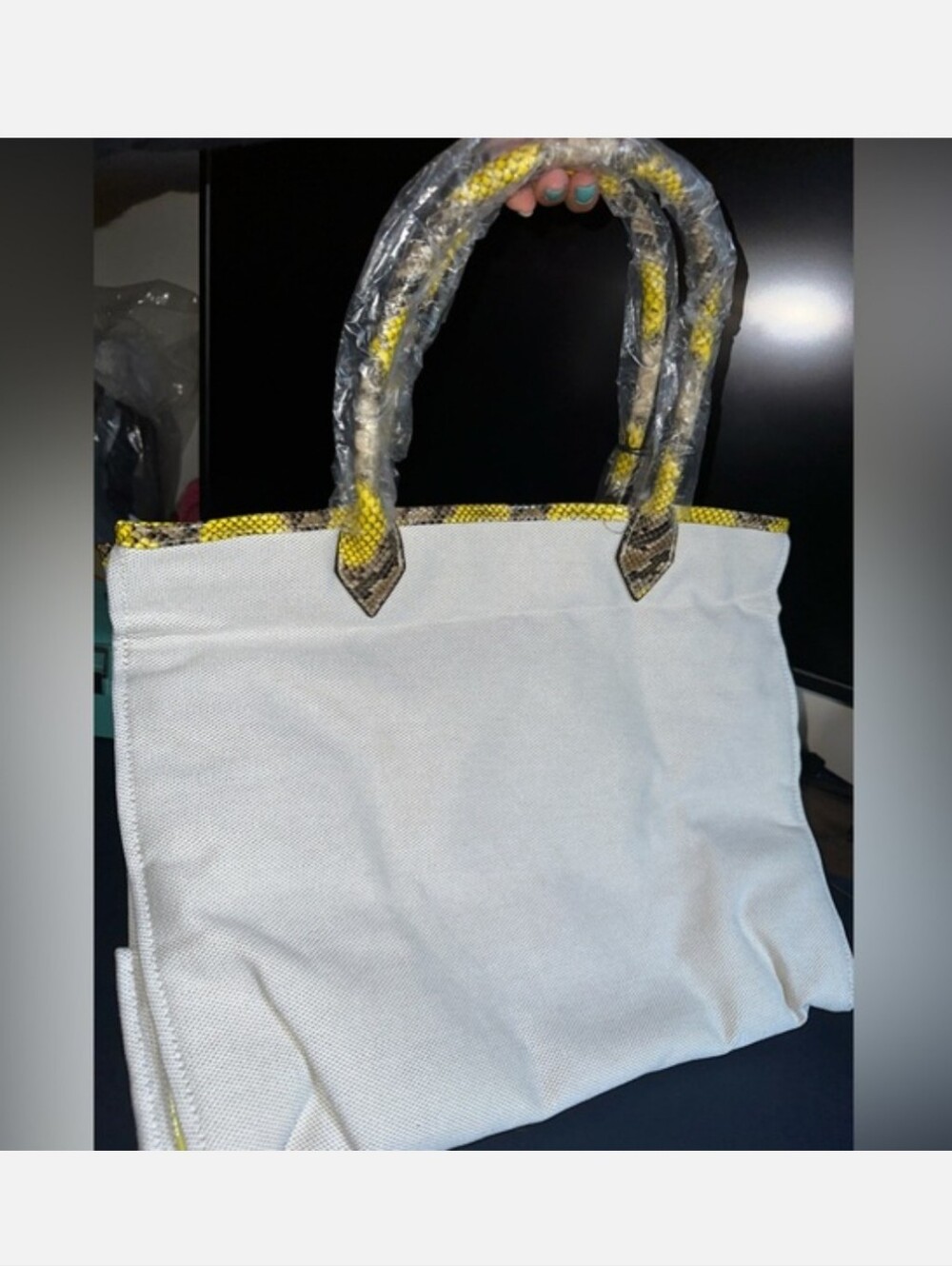 Victoria's Secret Limited Edition Tote Bag with Chain Detail - Picture 5 of 8